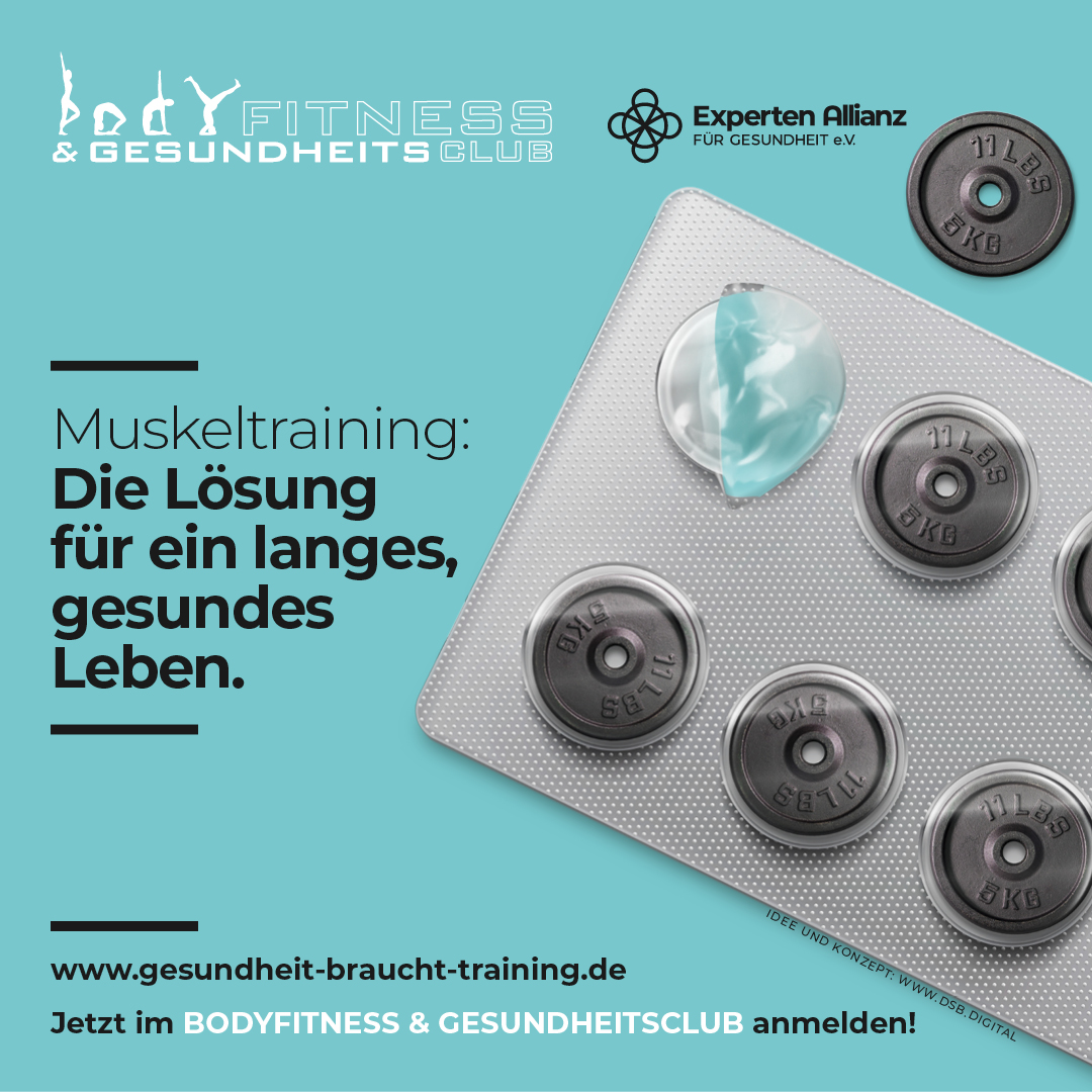 Muskeltraining ist die Lösung...